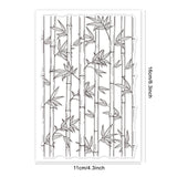 Plants, Background, Bamboo, Fresh Clear Silicone Stamp Seal for Card Making Decoration and DIY Scrapbooking