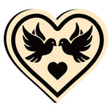 Wings Heart Shape Wax Seal Stamps