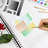 Globleland Mosaic, Halftone Dots, Background Clear Silicone Stamp Seal for Card Making Decoration and DIY Scrapbooking