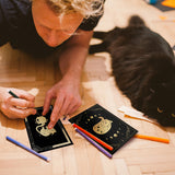 Globleland PVC Plastic Stamps, for DIY Scrapbooking, Photo Album Decorative, Cards Making, Stamp Sheets, Cat Pattern, 160x110x3mm