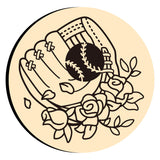 Baseball Glove Rose Leaf Wax Seal Stamps