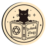 Magic Book Cat Reading Wax Seal Stamps