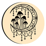 Mushroom Moon Wax Seal Stamps