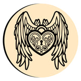 Heart Lock Angel Wings Wax Seal Stamps