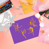 Globleland Fairy Hot Foil Plate, for DIY Scrapbooking, Photo Album Decorative, Cards Making, Stamp Sheets
