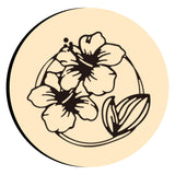 Hibiscus Flower-3 Wax Seal Stamps