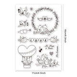 Animal, Bird, Valentine, Love Clear Silicone Stamp Seal for Card Making Decoration and DIY Scrapbooking