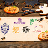 Globleland Halloween, Dia De Los Muertos, Skeleton Stamp Clear Silicone Stamp Seal for Card Making Decoration and DIY Scrapbooking