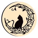 Moon Flower Cat Wax Seal Stamps
