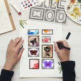 Globleland PVC Plastic Stamps, for DIY Scrapbooking, Photo Album Decorative, Cards Making, Stamp Sheets, Photo Frame Pattern, 160x110x3mm