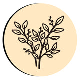 Eucalyptus Branches Leaves Wax Seal Stamps