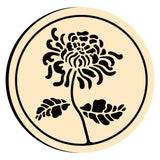Chrysanthemum Branch Wax Seal Stamps