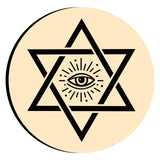 Star of David Demon Eye Wax Seal Stamps
