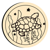 Turtle with Seaweed Wax Seal Stamps