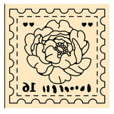 Peony Square Wax Seal Stamps