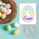 Globleland Hollowed out Eggs, Easter Carbon Steel Cutting Dies Stencils, for DIY Scrapbooking/Photo Album, Decorative Embossing DIY Paper Card