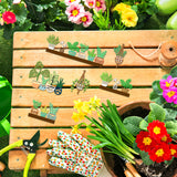 Globleland Potted Plants, Corners, Hanging Baskets Carbon Steel Cutting Dies Stencils, for DIY Scrapbooking/Photo Album, Decorative Embossing DIY Paper Card