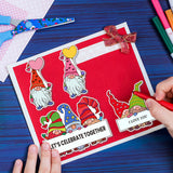 Gnome Box, Frame Clear Silicone Stamp Seal for Card Making Decoration and DIY Scrapbooking