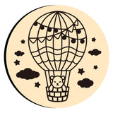 Hot Air Balloon Bear Wax Seal Stamps