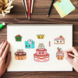Globleland Birthday, Cake, Gift, Cute, Expression Clear Silicone Stamp Seal for Card Making Decoration and DIY Scrapbooking