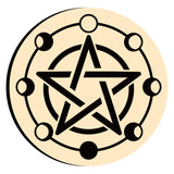 Moon Phase Pentagram Wax Seal Stamps