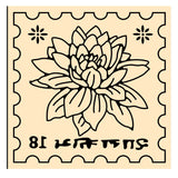 Lotus Square Wax Seal Stamps