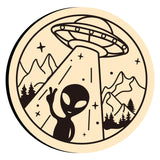 UFO Alien Wax Seal Stamps