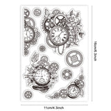 Clock Clear Stamps