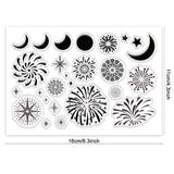 Moon Fireworks Clear Stamps