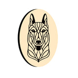 Pattern Dog Oval Wax Seal Stamps