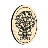 Tulip Oval Wax Seal Stamps