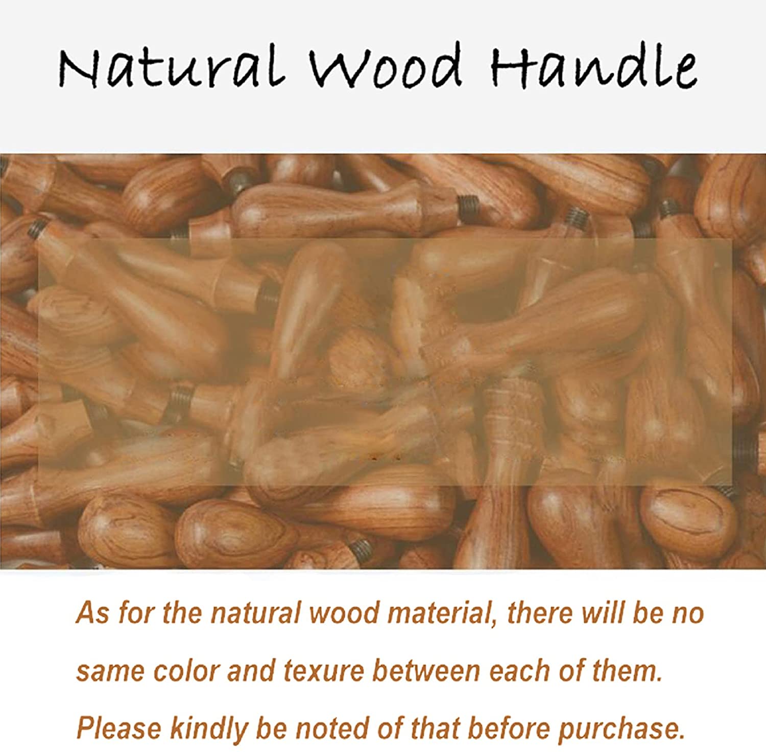 Plant Crystal Wood Handle Oval Wax Seal Stamp