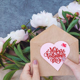 Globleland Valentine's Day, Words, Hearts Clear Silicone Stamp Seal for Card Making Decoration and DIY Scrapbooking