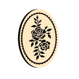 Rose Oval Wax Seal Stamps