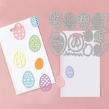 Globleland Easter Egg Chick Carbon Steel Cutting Dies Stencils, for DIY Scrapbooking/Photo Album, Decorative Embossing DIY Paper Card