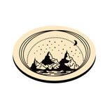 Mountain Oval Wax Seal Stamps