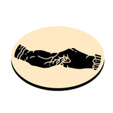 Shake Hands Oval Wax Seal Stamps