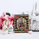 Globleland Easter, Bunny, Greetings Clear Silicone Stamp Seal for Card Making Decoration and DIY Scrapbooking