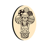Bunny and Hot Air Balloon Oval Wax Seal Stamps