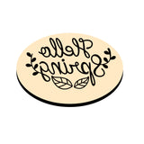 Hello Spring Oval Wax Seal Stamps