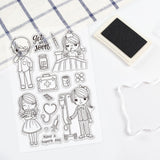 Cure, Sick, Sick, Nurses Day, Recover Clear Silicone Stamp Seal for Card Making Decoration and DIY Scrapbooking