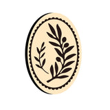 Olive Branch Oval Wax Seal Stamps