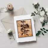 Globleland Vintage Flowers, Butterflies, Words Clear Stamps Seal for Card Making Decoration and DIY Scrapbooking