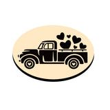 Love Truck Oval Wax Seal Stamps