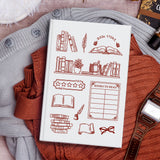 Book Clear Stamps