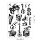 Musical Instruments PVC Stamps