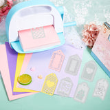 Globleland Grid Note, Gift Note, Gift Box Decoration Carbon Steel Cutting Dies Stencils, for DIY Scrapbooking/Photo Album, Decorative Embossing DIY Paper Card