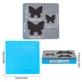 Globleland Cutting Dies Leather Butterfly Shape Steel Leather Cutting Dies Plastic Injection Mold Die Cut for DIY Scrapbooking Photo Album Embossing DIY Paper Card 4x4in