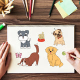 Globleland Dog Park Critters, Golden Retriever, Corgi, Shirley Clear Silicone Stamp Seal for Card Making Decoration and DIY Scrapbooking