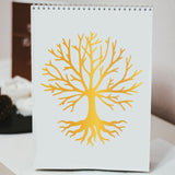 Globleland 2pcs Tree Hot Foil Plate, for DIY Scrapbooking, Photo Album Decorative, Cards Making, Stamp Sheets